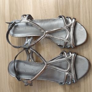 Michael Shannon sandals Silver size 7